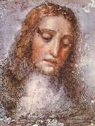  Leonardo  Da Vinci Christ's Head Germany oil painting artist
